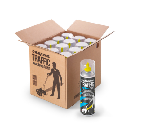 a.m.p.e.r.e. Peinture de marquage au sol Traffic Extra pour appareil de marquage au sol
