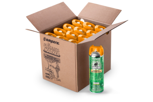 a.m.p.e.r.e. peinture de marquage Universal Marker pour la sylviculture, orange fluo