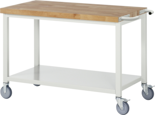 RAU Établi mobile Serie 8000, 1 tablette, 1 barre de poussée