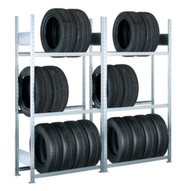 SCHULTE Rayonnage à pneus charge max. par tablette 150 kg