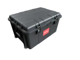 VLITEX Bac sur roulettes de sécurité pour couverture antifeu