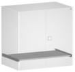 bott Etagère coulissante cubio pour armoire modulaire, largeur x profondeur 1300 x 650 mm