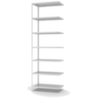hofe Rayonnage à boulonner élément suivant, 7 tablettes, RAL7035 gris clair