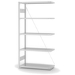 hofe Rayonnage antibactérien AntiBac®, hauteur x largeur x profondeur 2000 x 1010 x 435 mm, 5 tablettes