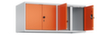 rehausse d'armoire avec double compartiment