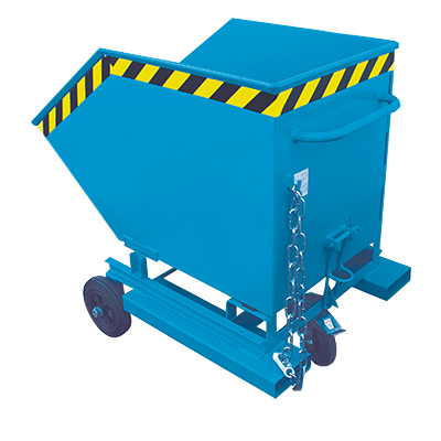 Tilting containers