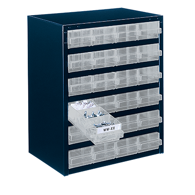Small parts storage bins