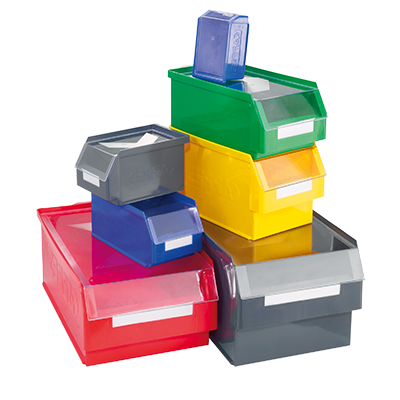 Open-front storage bins