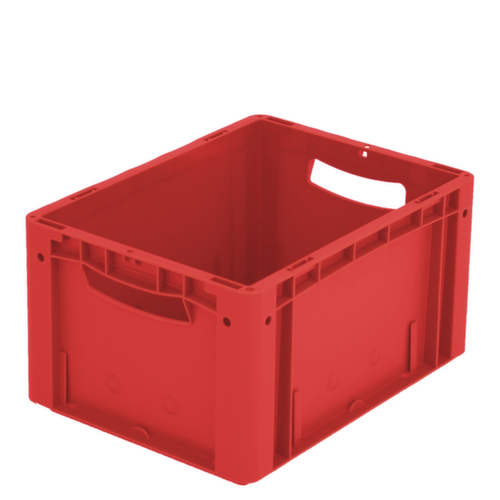BITO Bac gerbable norme Europe, rouge, capacité 19 l