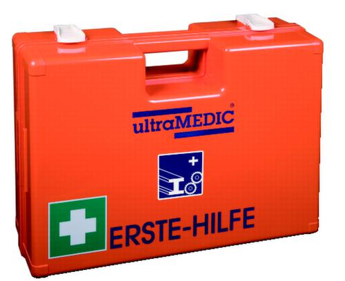 ultraMEDIC Mallette de premiers secours avec remplissage spécifique au secteur, calage selon DIN 13157