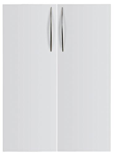 Porte à double battant Terra Nova pour rayonnage de bureau, hauteur x largeur 1144 x 800 mm