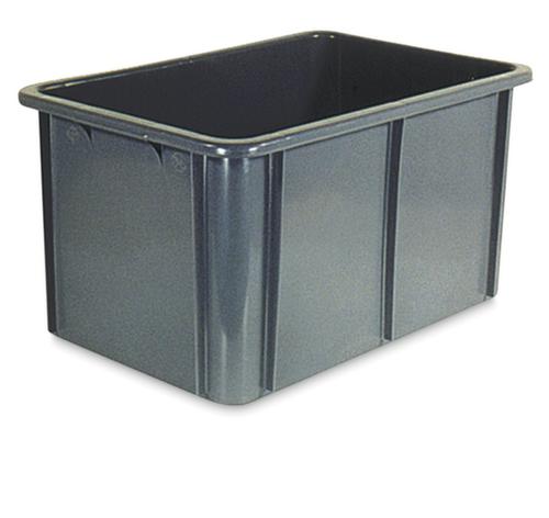 Bac gerbable pour aliments, gris, capacité 60 l