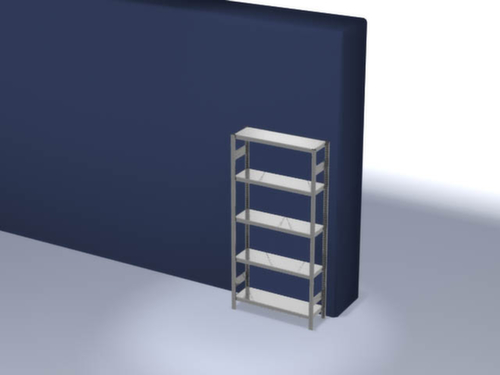 hofe Rayonnages en treillis dans la construction lourde, hauteur x largeur x profondeur 2000 x 1060 x 335 mm, 5 tablettes