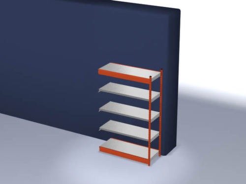 hofe Rayonnage sans boulons, hauteur x largeur x profondeur 2000 x 1325 x 500 mm, 5 tablettes