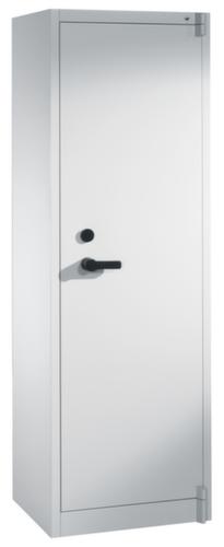 C+P Armoire haute sécurité de bureau gris clair