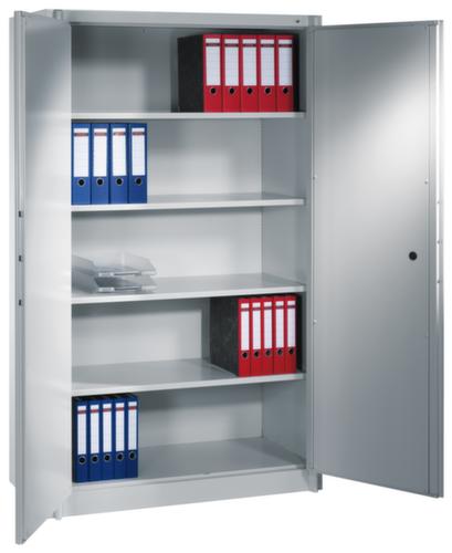 C+P Armoire haute sécurité de bureau gris clair