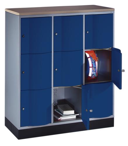 C+P armoire multicases Resisto, 9 compartiments
