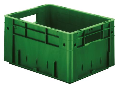 Bac gerbable norme Europe, vert, capacité 9,2 l