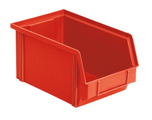 Bac à bec empilable Classic avec grande poignée encastrée, rouge, profondeur 230 mm