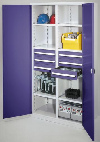 Kappes Armoire à portes battantes RasterPlan® extra profonde + avec cloison centrale, largeur 1000 mm