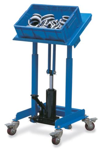 RAPIDLIFT Support matériel inclinable avec réglage en continu de la hauteur, force 250 kg, hauteur 720 - 1070 mm