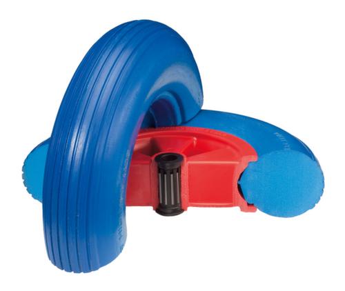 BS-ROLLEN Roue increvable, force 200 kg, polyuréthane bandage