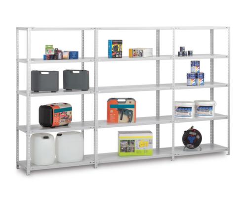 hofe Etagère à visser, 5 tablettes, RAL7035 gris clair