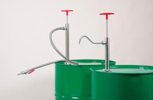 Pompe vide-fûts à main, pour fluides combustibles, 0,56 l/levée