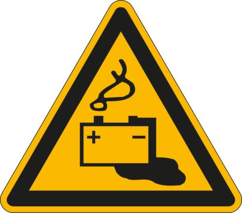 Panneau d'avertissement SafetyMarking® danger batteries