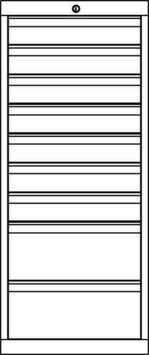 PAVOY Armoire à tiroirs Basis Plus, 9 tiroir(s)