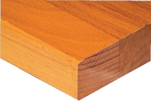 Bedrunka + Hirth Etabli avec plateau en hêtre massif Piétement en plusieurs couleurs, 6 tiroirs, 1/2 tablette