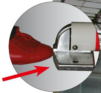 Poteau automatique, hauteur 900 mm, à cheviller