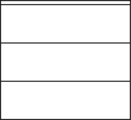 C+P Armoire à portes coulissantes ERGO avec plateau supérieur