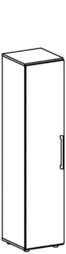 Gera Armoire à portes battantes Milano, 6 hauteurs des classeurs, hêtre/hêtre