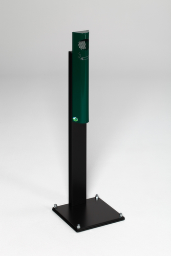 VAR Cendrier sur pied B 12, RAL6005 vert mousse