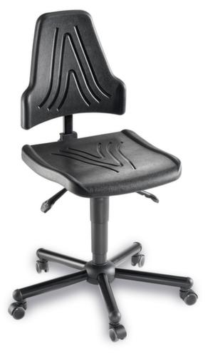 meychair siège d'atelier Workster Komplex W19-25-TR-PU charge max. 250 kg, assise mousse PU noir, avec roulettes