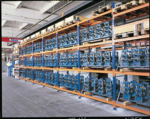 META Rayonnage à palettes MULTIPAL pour 20 palettes, largeur 3770 mm, 5 niveaux de stockage