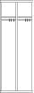 PAVOY Armoire vestiaire, largeur de compartiment 300 mm