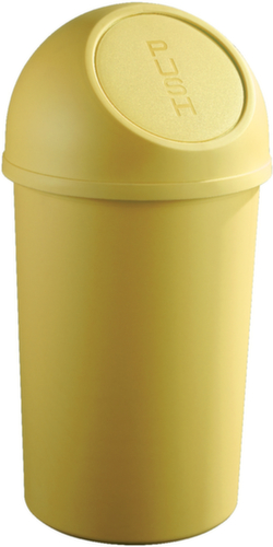helit Poubelle « Push », 45 l, jaune