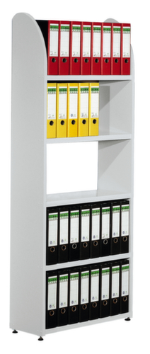 Etagère de bureau autoconstruite, largeur 820 mm, 5 tablettes