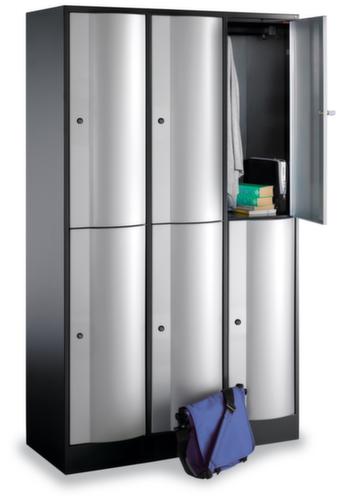 C+P armoire multicases Resisto, 6 compartiments