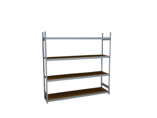 hofe Rayonnage grande largeur avec tablettes en bois