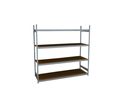 hofe Rayonnage grande largeur avec tablettes en bois