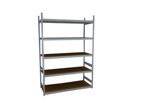 hofe Rayonnage grande largeur avec tablettes en bois