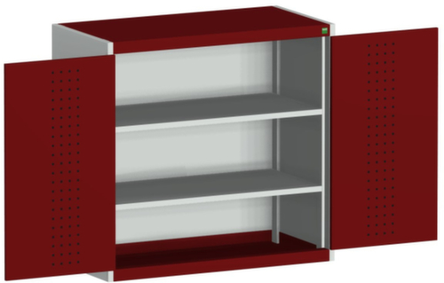 bott Armoire à plaques perforées cubio, 2 tablettes