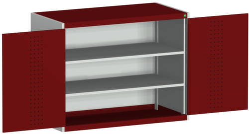 bott Armoire à plaques perforées cubio, 2 tablettes