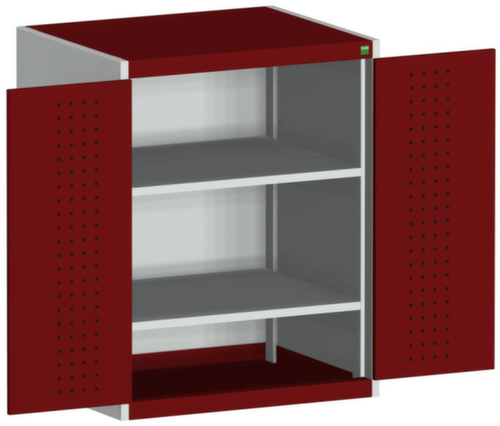 bott Armoire à plaques perforées cubio, 2 tablettes