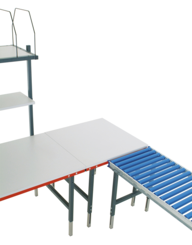 Rocholz Table d'emballage réglable en hauteur, largeur x profondeur 2000 x 920 mm
