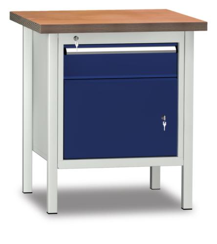 KLW Lutz Établi avec panneau multiplis, 1 tiroir, 1 armoire