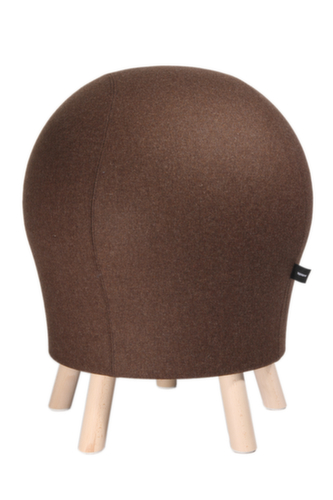 Topstar Siège ballon Sitness 5 Alpine, assise marron, 4 pieds